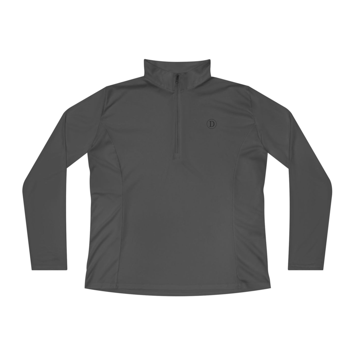 Ladies Quarter-Zip Logo Pullover